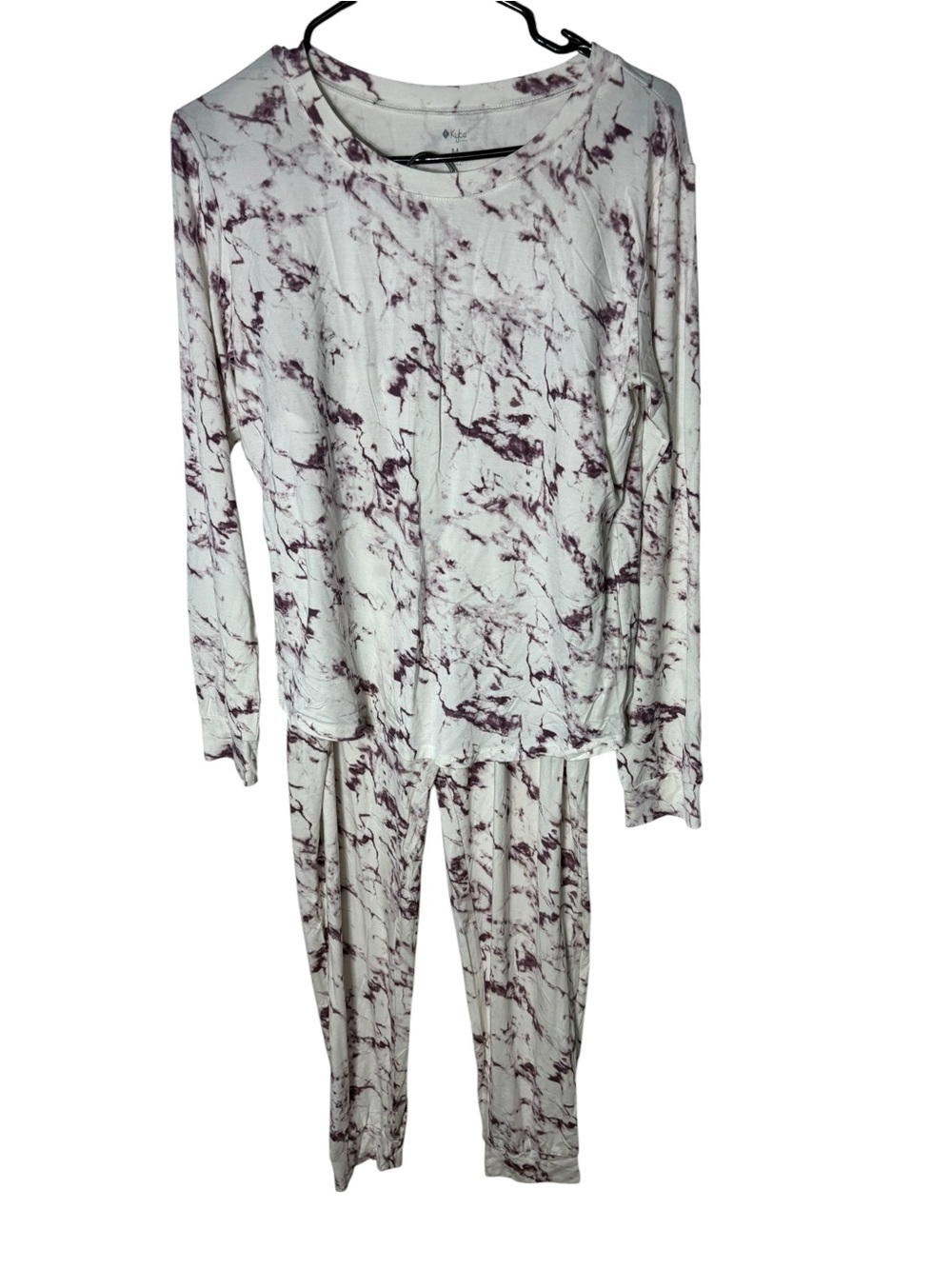 Kyte living women’s medium bamboo soft pajama set‎ marbled cozy capsule